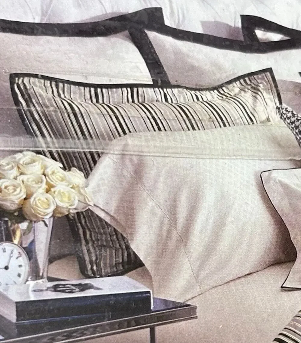 Ralph Lauren Wiltshire 100% Egyptian Cotton Sateen set of 4 Euro Shams 26” Sq